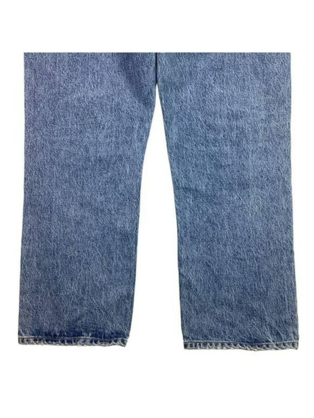 A Gold E Womens High-Rise Relaxed Straight-Leg Jeans In Medium Wash Size 31 100% - Picture 5 of 12